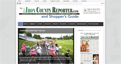 Desktop Screenshot of ironcountyreporter.com